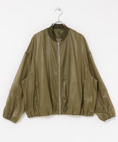 URBAN RESEARCH ROSSO / アーバンリサーチ ロッソ ブルゾン | CHIGNON　シアーチンツブルゾン（カーキ）