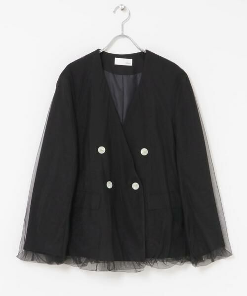 URBAN RESEARCH ROSSO / アーバンリサーチ ロッソ ノーカラージャケット | Mewl　オーバーチュールジャケット | 詳細1