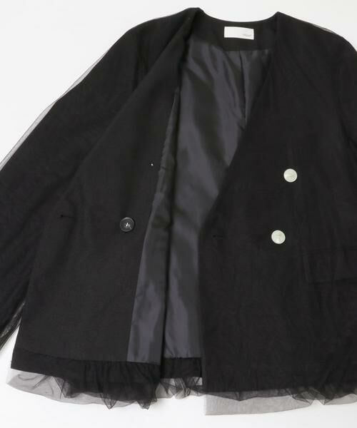 URBAN RESEARCH ROSSO / アーバンリサーチ ロッソ ノーカラージャケット | Mewl　オーバーチュールジャケット | 詳細2
