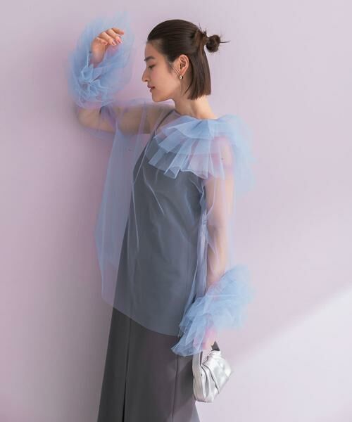 URBAN RESEARCH ROSSO / アーバンリサーチ ロッソ ドレス | ANDRESD　BLOOMING TULLE DRESS | 詳細12