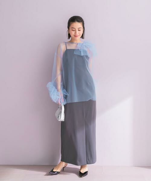 URBAN RESEARCH ROSSO / アーバンリサーチ ロッソ ドレス | ANDRESD　BLOOMING TULLE DRESS | 詳細14