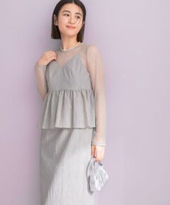 URBAN RESEARCH ROSSO / アーバンリサーチ ロッソ ドレス | kaene　レイヤードペプラムドレス