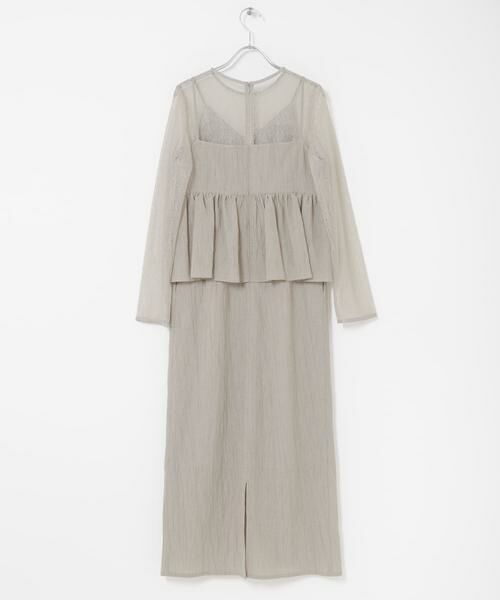 URBAN RESEARCH ROSSO / アーバンリサーチ ロッソ ドレス | kaene　レイヤードペプラムドレス | 詳細22