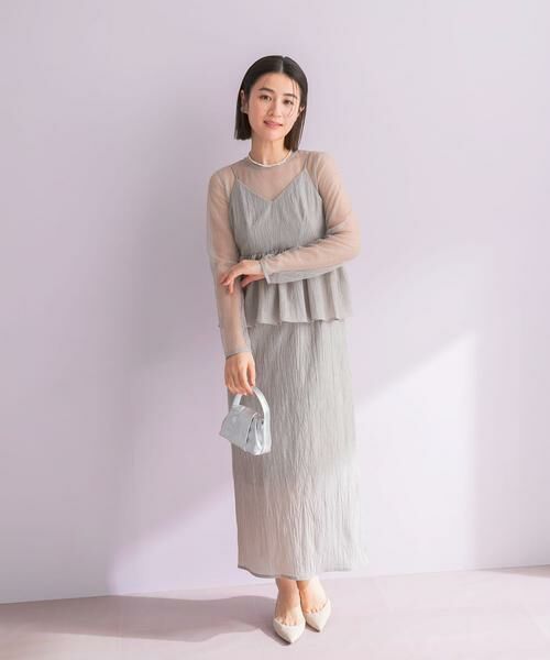 URBAN RESEARCH ROSSO / アーバンリサーチ ロッソ ドレス | kaene　レイヤードペプラムドレス | 詳細14