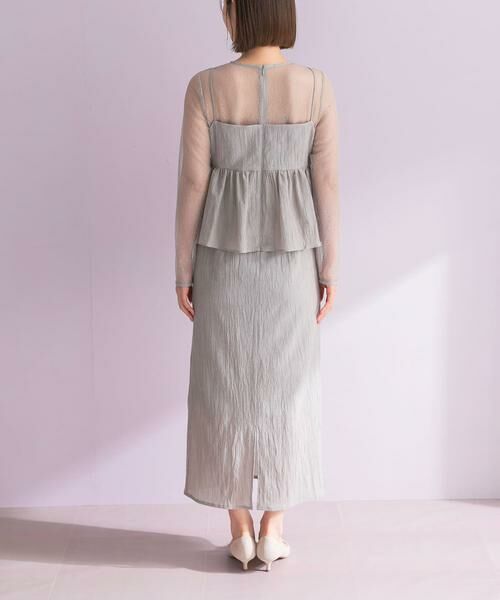 URBAN RESEARCH ROSSO / アーバンリサーチ ロッソ ドレス | kaene　レイヤードペプラムドレス | 詳細18