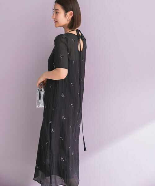 URBAN RESEARCH ROSSO / アーバンリサーチ ロッソ ドレス | kaene　ビジューチュールホルターネックドレス | 詳細2