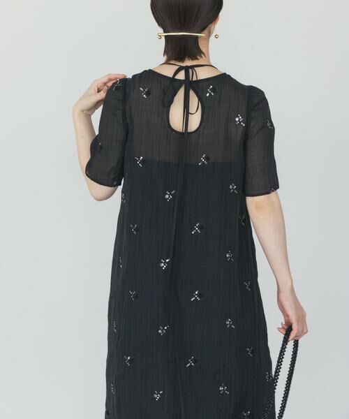 URBAN RESEARCH ROSSO / アーバンリサーチ ロッソ ドレス | kaene　ビジューチュールホルターネックドレス | 詳細6