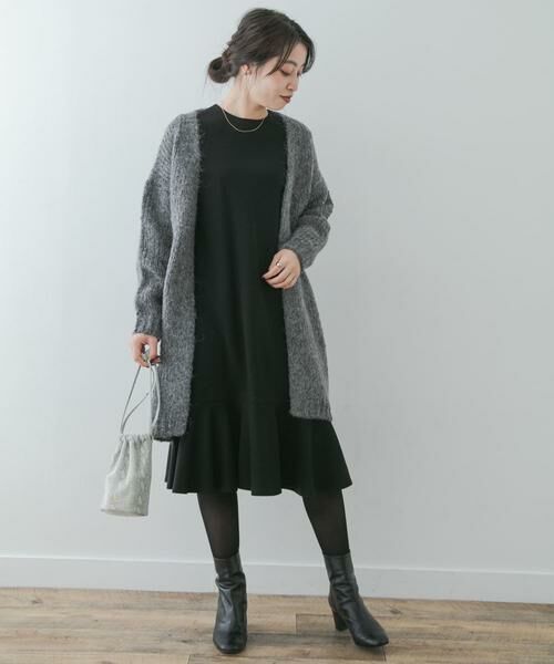 URBAN RESEARCH ROSSO / アーバンリサーチ ロッソ ワンピース | F by ROSSO　裾フレアワンピース∴ | 詳細4