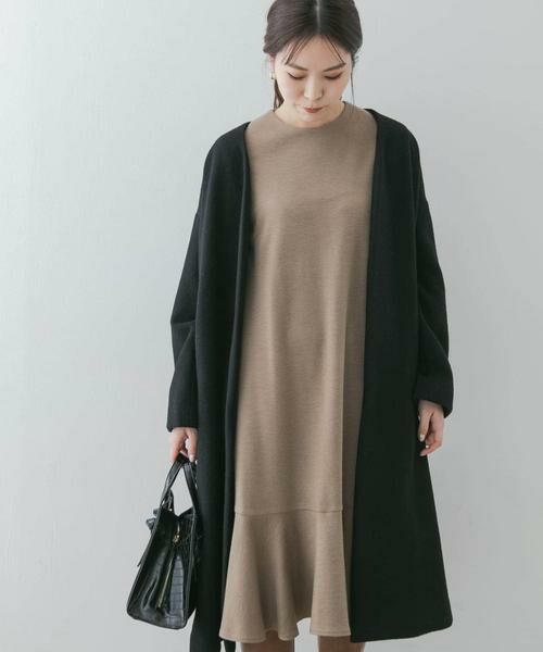 URBAN RESEARCH ROSSO / アーバンリサーチ ロッソ ワンピース | F by ROSSO　裾フレアワンピース∴（グレー系その他）