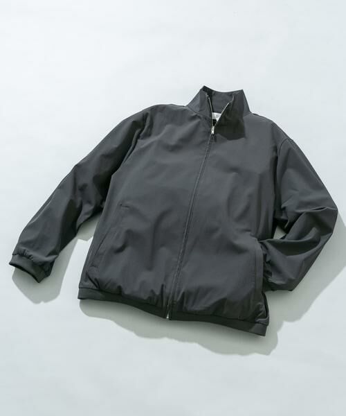 URBAN RESEARCH ROSSO / アーバンリサーチ ロッソ ブルゾン | 『WEB限定』『吸水 / 速乾』Air Stretch スタンドブルゾン（チャコールグレー）