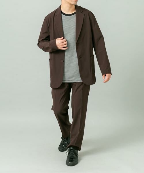 URBAN RESEARCH ROSSO / アーバンリサーチ ロッソ セットアップ | 『WEB限定』『吸水 / 速乾』『XLサイズあり』Air Stretch イージーセットアップ(ブラウン)