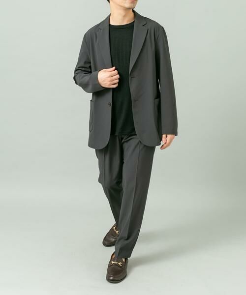 URBAN RESEARCH ROSSO / アーバンリサーチ ロッソ セットアップ | 『WEB限定』『吸水 / 速乾』『XLサイズあり』Air Stretch イージーセットアップ(チャコールグレー)