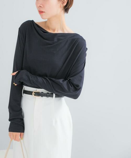 URBAN RESEARCH ROSSO / アーバンリサーチ ロッソ Tシャツ | エアリータッチ2WAYネックプルオーバー | 詳細1