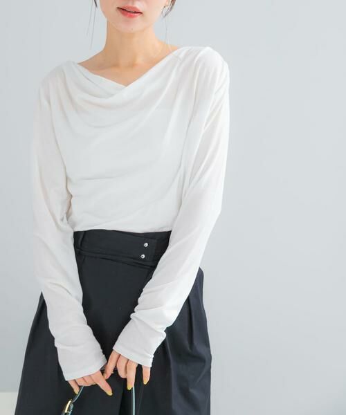 URBAN RESEARCH ROSSO / アーバンリサーチ ロッソ Tシャツ | エアリータッチ2WAYネックプルオーバー | 詳細14