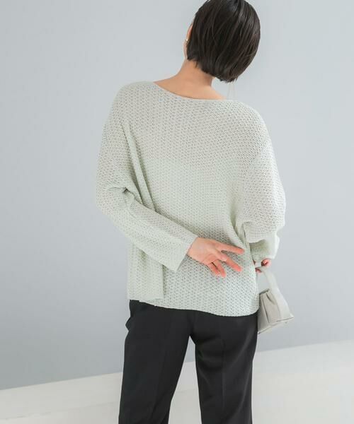 URBAN RESEARCH ROSSO / アーバンリサーチ ロッソ ニット・セーター | ペーパーヤーンニットプルオーバー | 詳細3