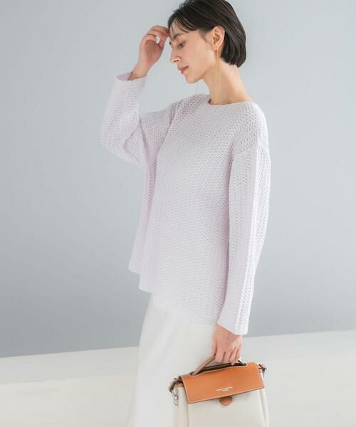 URBAN RESEARCH ROSSO / アーバンリサーチ ロッソ ニット・セーター | ペーパーヤーンニットプルオーバー | 詳細12