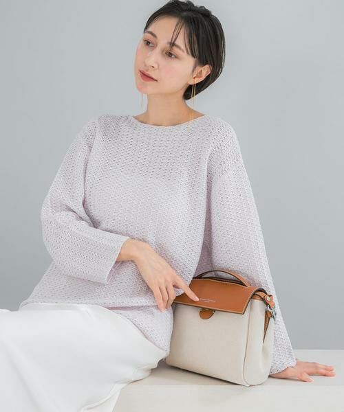 URBAN RESEARCH ROSSO / アーバンリサーチ ロッソ ニット・セーター | ペーパーヤーンニットプルオーバー | 詳細14