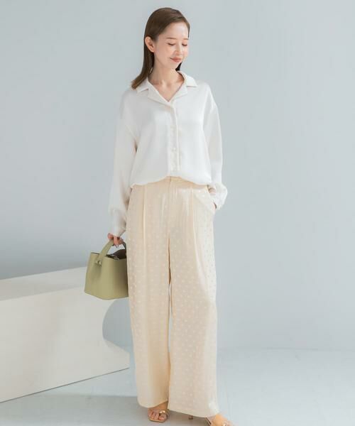 URBAN RESEARCH ROSSO / アーバンリサーチ ロッソ シャツ・ブラウス | オープンカラーヴィンテージシルキーサテンブラウス | 詳細6