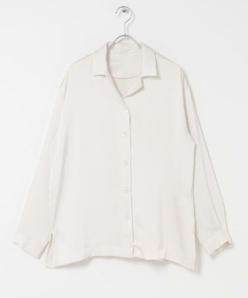 URBAN RESEARCH ROSSO / アーバンリサーチ ロッソ シャツ・ブラウス | オープンカラーヴィンテージシルキーサテンブラウス | 詳細8