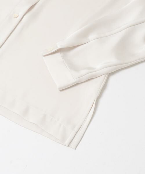 URBAN RESEARCH ROSSO / アーバンリサーチ ロッソ シャツ・ブラウス | オープンカラーヴィンテージシルキーサテンブラウス | 詳細9