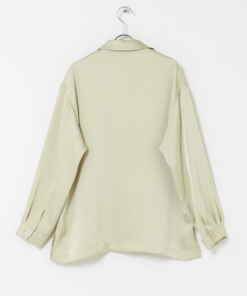 URBAN RESEARCH ROSSO / アーバンリサーチ ロッソ シャツ・ブラウス | オープンカラーヴィンテージシルキーサテンブラウス | 詳細19