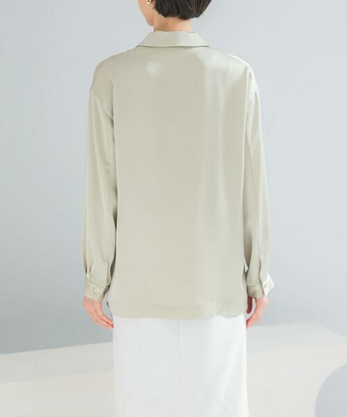 URBAN RESEARCH ROSSO / アーバンリサーチ ロッソ シャツ・ブラウス | オープンカラーヴィンテージシルキーサテンブラウス | 詳細15