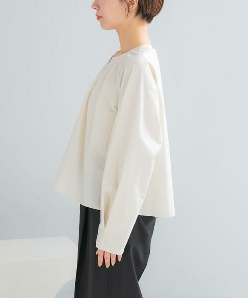 URBAN RESEARCH ROSSO / アーバンリサーチ ロッソ シャツ・ブラウス | タックボリュームショートシャツブラウス | 詳細7