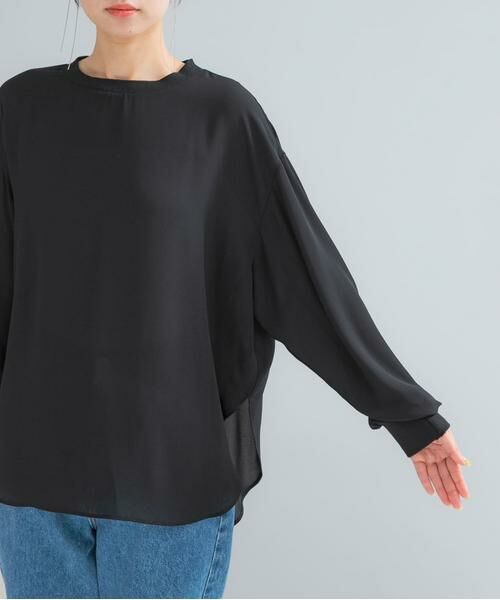 URBAN RESEARCH ROSSO / アーバンリサーチ ロッソ Tシャツ | リブドッキングセミシアープルオーバー | 詳細15