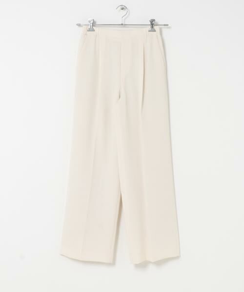 URBAN RESEARCH ROSSO / アーバンリサーチ ロッソ その他パンツ | DONEEYU　ダブルクロスワイドパンツ（オフホワイト）