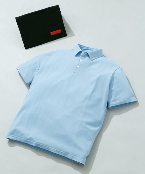 URBAN RESEARCH ROSSO / アーバンリサーチ ロッソ ポロシャツ | 『抗菌 / 防臭』『XLサイズあり』ハイパフォーマンス鹿の子ポロシャツ（ライトブルー）