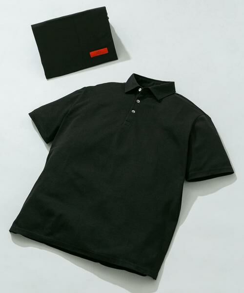 URBAN RESEARCH ROSSO / アーバンリサーチ ロッソ ポロシャツ | 『抗菌 / 防臭』『XLサイズあり』ハイパフォーマンス鹿の子ポロシャツ（ブラック）