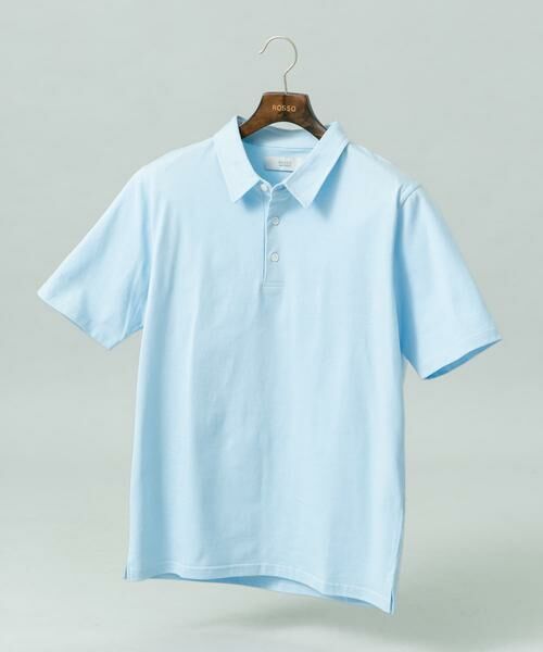 URBAN RESEARCH ROSSO / アーバンリサーチ ロッソ ポロシャツ | 『XLサイズあり』『UR TECH』汗ジミ防止ポロシャツ（ライトブルー）