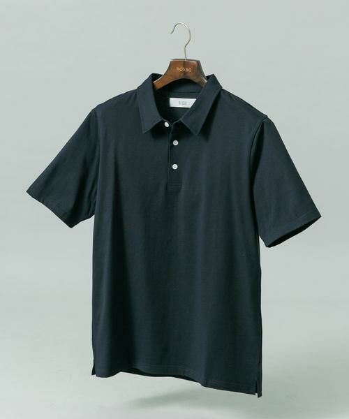 URBAN RESEARCH ROSSO / アーバンリサーチ ロッソ ポロシャツ | 『XLサイズあり』『UR TECH』汗ジミ防止ポロシャツ（ネイビー）