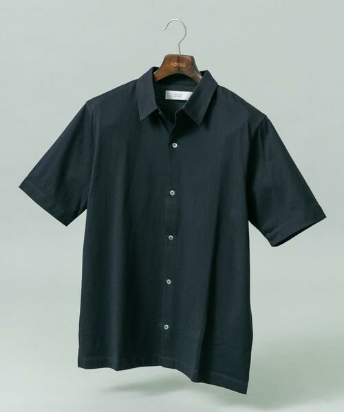 URBAN RESEARCH ROSSO / アーバンリサーチ ロッソ シャツ・ブラウス | 『XLサイズあり』『UR TECH』汗ジミ防止レギュラーシャツ（ネイビー）