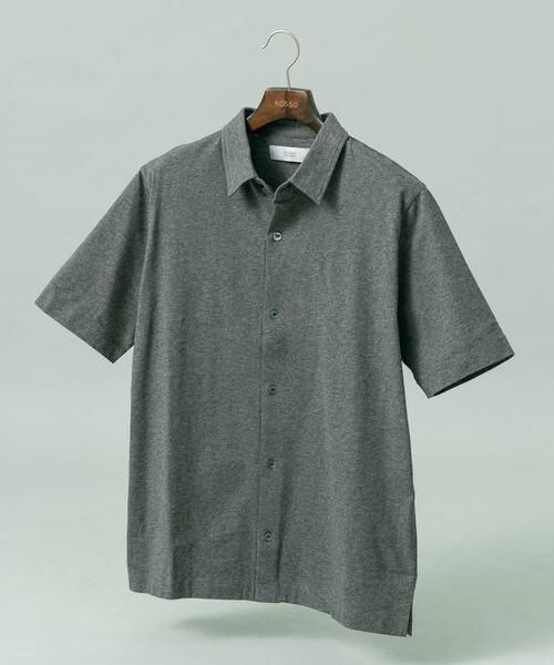URBAN RESEARCH ROSSO / アーバンリサーチ ロッソ シャツ・ブラウス | 『XLサイズあり』『UR TECH』汗ジミ防止レギュラーシャツ（グレー）