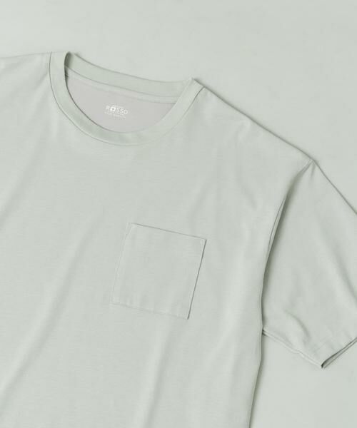 URBAN RESEARCH ROSSO / アーバンリサーチ ロッソ Tシャツ | 『接触冷感/吸水速乾/UVカット』ハイクオリティリラックスフィットTシャツ（ライトグレー）