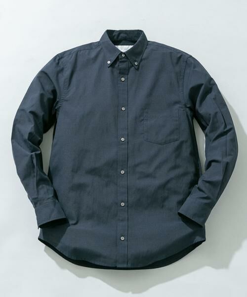 URBAN RESEARCH ROSSO / アーバンリサーチ ロッソ シャツ・ブラウス | 『WEB限定』『XLサイズあり』ハイパフォーマンスリネンボタンダウンシャツ（ネイビー）