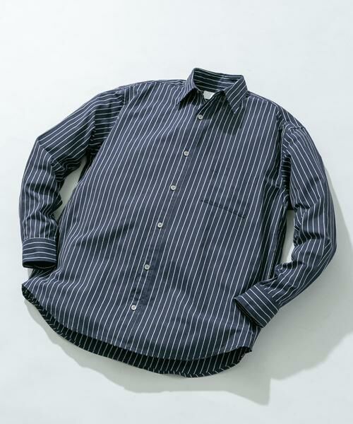 URBAN RESEARCH ROSSO / アーバンリサーチ ロッソ シャツ・ブラウス | 『WEB限定』『XLサイズあり』アーバンリラックスリネンシャツ（ネイビー）