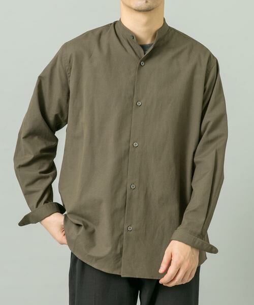 URBAN RESEARCH ROSSO / アーバンリサーチ ロッソ シャツ・ブラウス | 『WEB限定』『XLサイズあり』アーバンリラックスリネンバンドシャツ | 詳細1