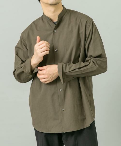 URBAN RESEARCH ROSSO / アーバンリサーチ ロッソ シャツ・ブラウス | 『WEB限定』『XLサイズあり』アーバンリラックスリネンバンドシャツ | 詳細3
