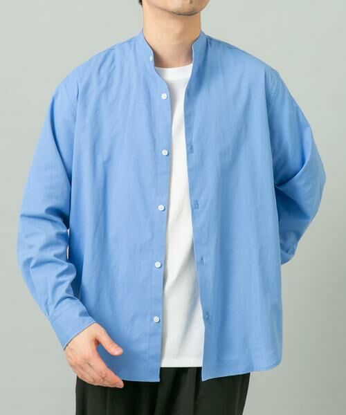 URBAN RESEARCH ROSSO / アーバンリサーチ ロッソ シャツ・ブラウス | 『WEB限定』『XLサイズあり』アーバンリラックスリネンバンドシャツ | 詳細7