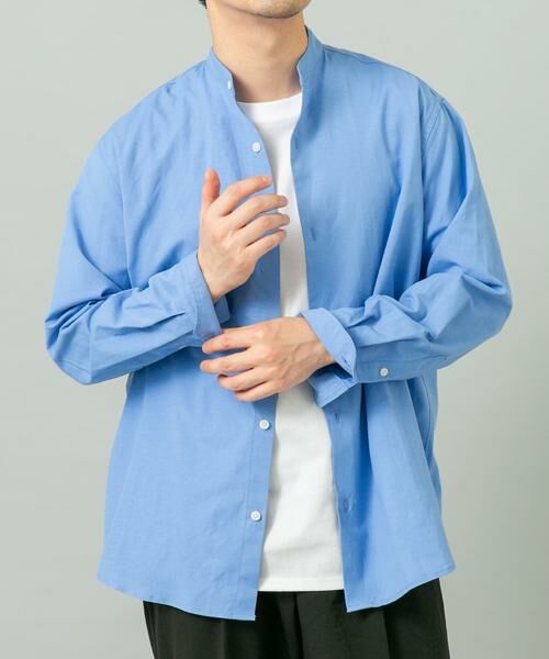 URBAN RESEARCH ROSSO / アーバンリサーチ ロッソ シャツ・ブラウス | 『WEB限定』『XLサイズあり』アーバンリラックスリネンバンドシャツ | 詳細8