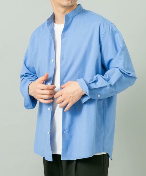 URBAN RESEARCH ROSSO / アーバンリサーチ ロッソ シャツ・ブラウス | 『WEB限定』『XLサイズあり』アーバンリラックスリネンバンドシャツ | 詳細9