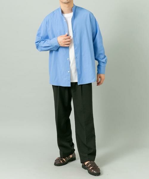URBAN RESEARCH ROSSO / アーバンリサーチ ロッソ シャツ・ブラウス | 『WEB限定』『XLサイズあり』アーバンリラックスリネンバンドシャツ | 詳細10