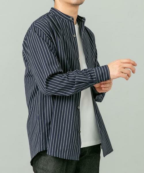 URBAN RESEARCH ROSSO / アーバンリサーチ ロッソ シャツ・ブラウス | 『WEB限定』『XLサイズあり』アーバンリラックスリネンバンドシャツ | 詳細15