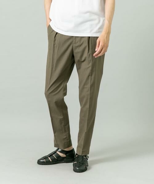 URBAN RESEARCH ROSSO / アーバンリサーチ ロッソ その他パンツ | 『XLサイズあり』ハイパフォーマンスリネンテーパードパンツ | 詳細1