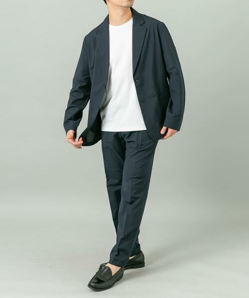 URBAN RESEARCH ROSSO / アーバンリサーチ ロッソ セットアップ | 『XLサイズあり』ハイパフォーマンスリネンセットアップ（ネイビー）