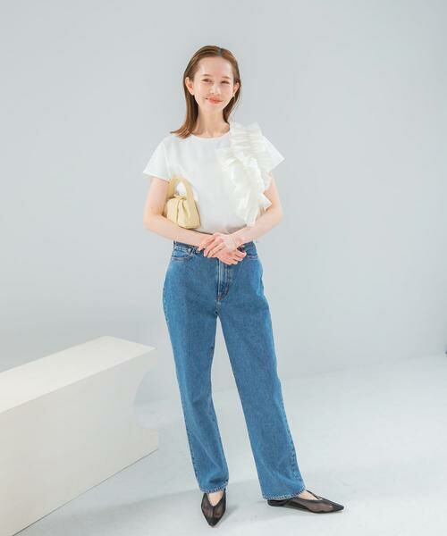 URBAN RESEARCH ROSSO / アーバンリサーチ ロッソ Tシャツ | フリルドッキングTEEブラウス | 詳細4