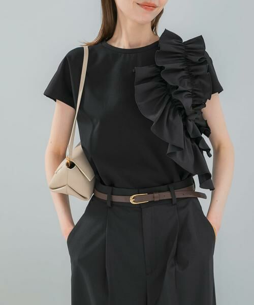 URBAN RESEARCH ROSSO / アーバンリサーチ ロッソ Tシャツ | フリルドッキングTEEブラウス | 詳細7