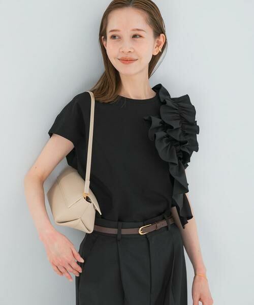 URBAN RESEARCH ROSSO / アーバンリサーチ ロッソ Tシャツ | フリルドッキングTEEブラウス | 詳細9